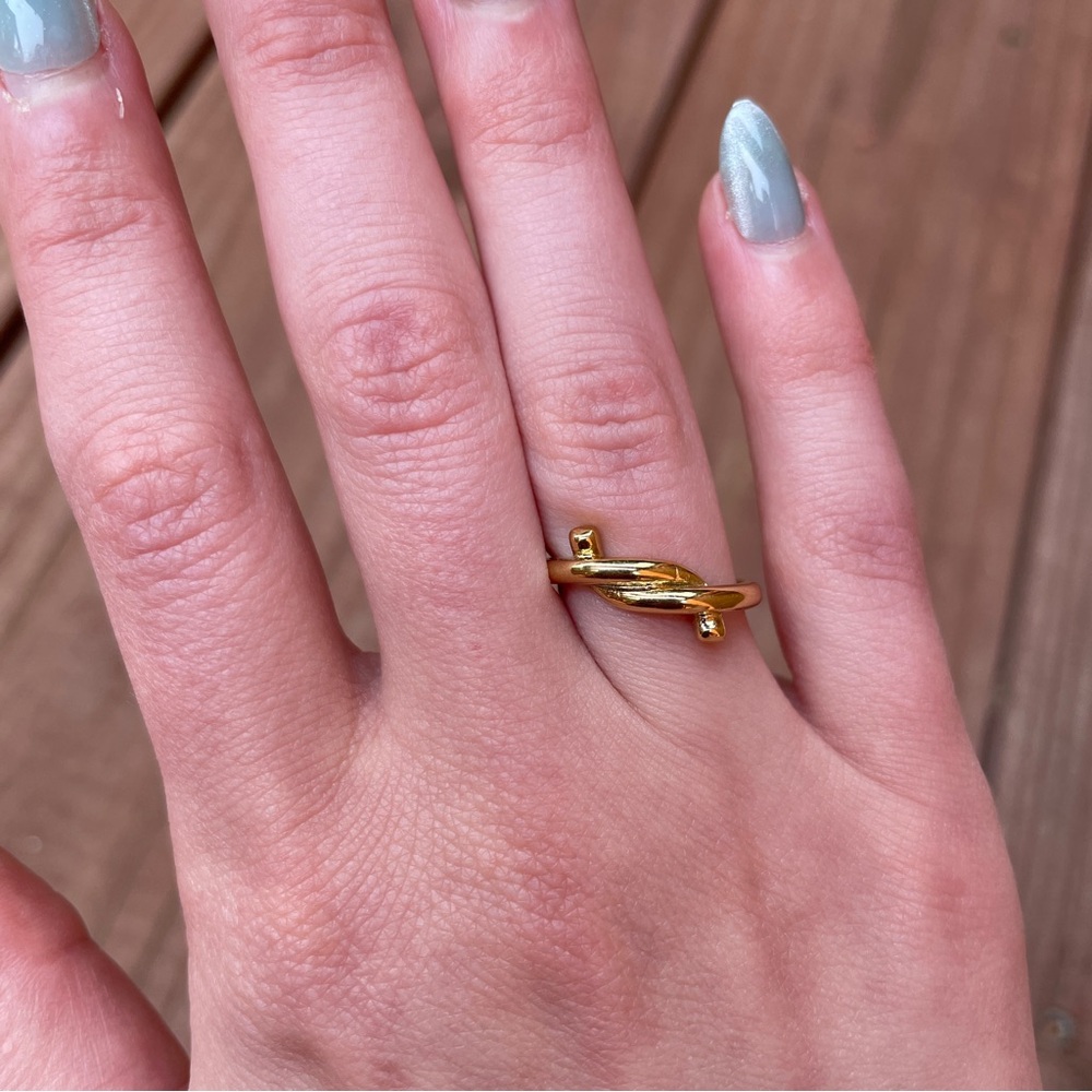 Hey Harper Gold Arya Ring Size 5
